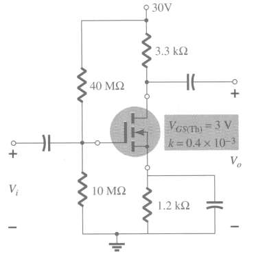 Determine the output voltage for the network of Fig. 8.87