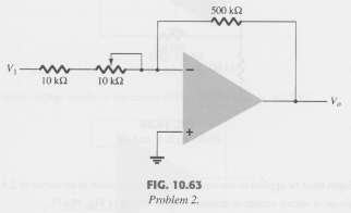 What is the range of the voltage-gain adjustment in the