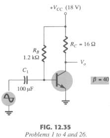 Calculate the input and output power for the circuit of