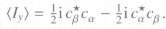 If the wavefunction for a single spin is given by
and