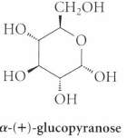 Draw the two chair conformations of the sugar Î±-(+)-glucopyranose, one