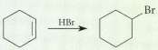 Considering the organic compound, classify each of the following transformation,