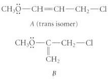 Which of the following two alkyl halides would react most