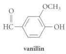 Vanillin is the active component of natural vanilla flavoring.
