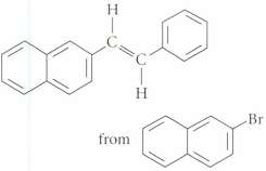 Outline a synthesis for each of the following compounds from