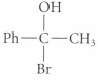 The following compound is unstable and spontaneously decomposes to acetophenone