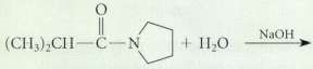 Give the structures of the hydrolysis products that result from