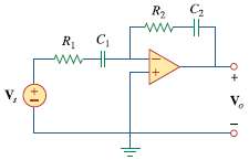 Evaluate the voltage gain Av = Vo / Vs in