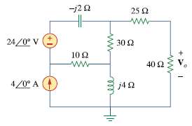 Use PSpice to determine Vo in the circuit of Fig.