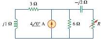 The variable resistor R in the circuit of Fig. 11.50