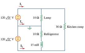A regular household system of a single-phase three-wire circuit allows