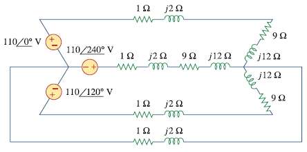 Given the circuit in Fig. 12.57 below, find the total