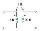 For the circuit in Fig. 13.100, find:
(a) The T-equivalent circuit,
(b)