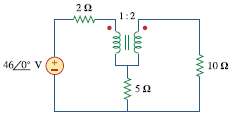Find the power absorbed by the 10- Î© resistor in