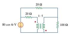 Determine the average power absorbed by each resistor in the