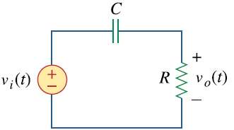 Find the transfer function Vo /Vi of the RC circuit