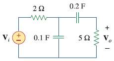 For the circuit shown in Fig. 14.70, find H(s) =