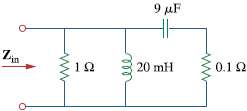 * For the circuit in Fig. 14.83, find:
(a) The resonant