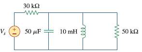 For the circuit shown in Fig. 14.84, find Ï‰o, B,