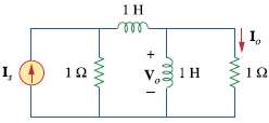 For the circuit shown in Fig. 14.73, find H(s) =