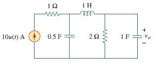 Find the voltage v 0 (t) in the circuit of