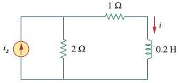 Find i(t) for t > 0 for the circuit in