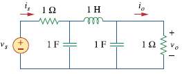 Refer to the network in Fig. 16.67. Find the following