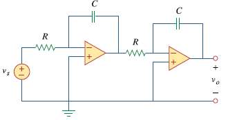Determine whether the op amp circuit in Fig. 16.75 is