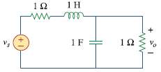 If vs in the circuit of Fig. 17.71 is the