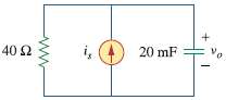 Find vo(t) in the circuit of Fig. 18.45, where is