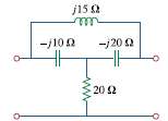 Determine the transmission parameters of the circuit in Fig. 19.99.