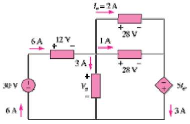 Find V0 in the circuit of Fig. 1.31.