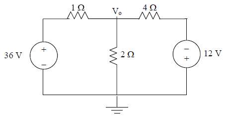 Find Vo and the power dissipated in all the resistors