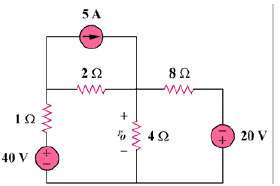 Using nodal analysis, find vo in the circuit of Fig.