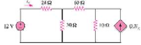 Use source transformation on the circuit in Fig. 4.98 to