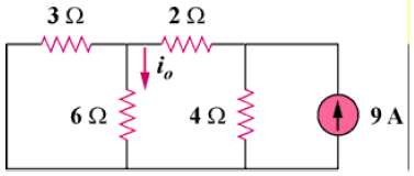 Use linearity to determine io in the circuit in Fig.