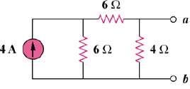 Find the Thevenin equivalent of the circuit in Fig. 4.112?