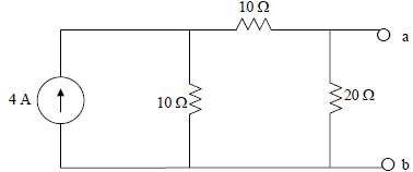 Find the Norton equivalent at terminals a-b of the circuit