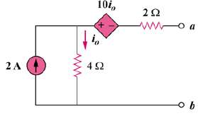 Determine the Norton equivalent at terminals a-b for the circuit
