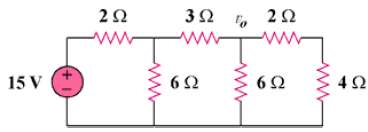 For the circuit in Fig. 4.73, assume vo = 1