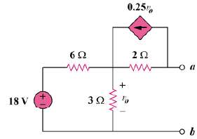 Find the Norton equivalent at terminals a-b of the circuit