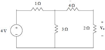 Use linearity and the assumption that Vo = 1V to