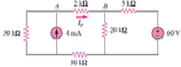 Consider the circuit in Fig. 4.144. An ammeter with internal