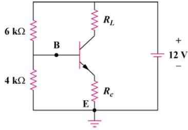 A common-emitter amplifier circuit is shown in Fig. 4.152. Obtain