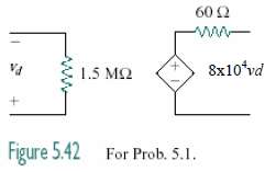 The equivalent model of a certain op amp is shown