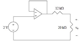 Calculate vo in the op amp circuit of Fig. 5.63.