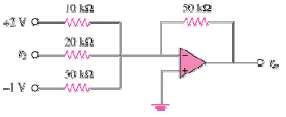 For the op amp circuit in Fig. 5.76, determine the