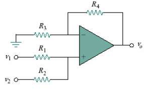 Show that the output voltage vo of the circuit in