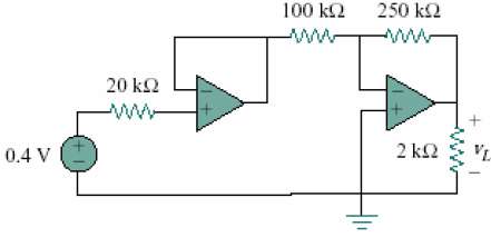 Find the load voltage vL in the circuit of Fig.