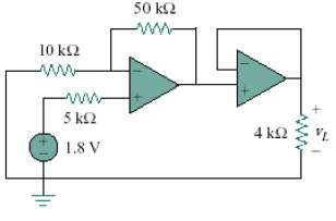 Determine the load voltage vL in the circuit of Fig.